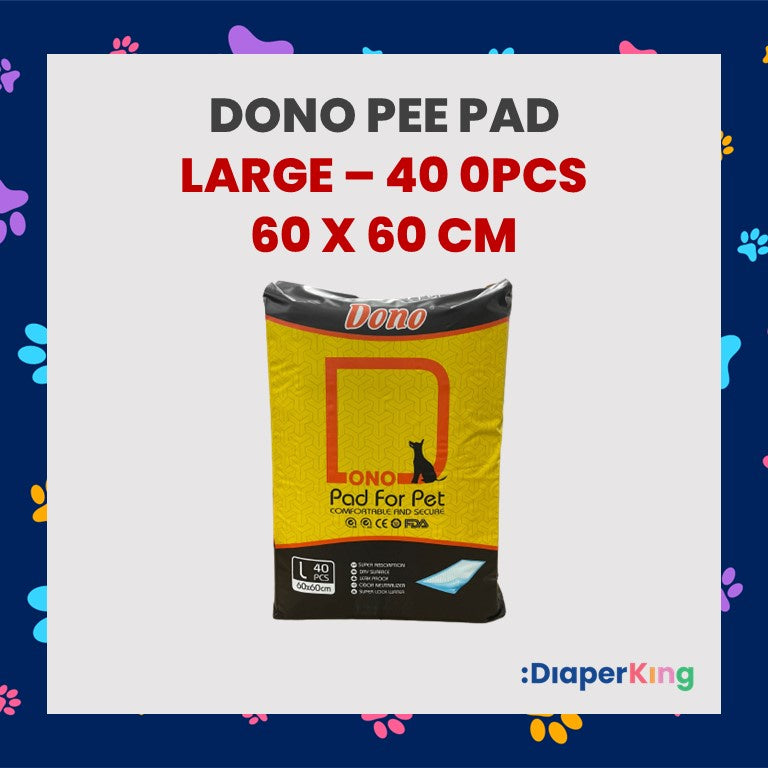 Dono Pet Pee Pads & Training Pads (Regular/Carbon Fiber)