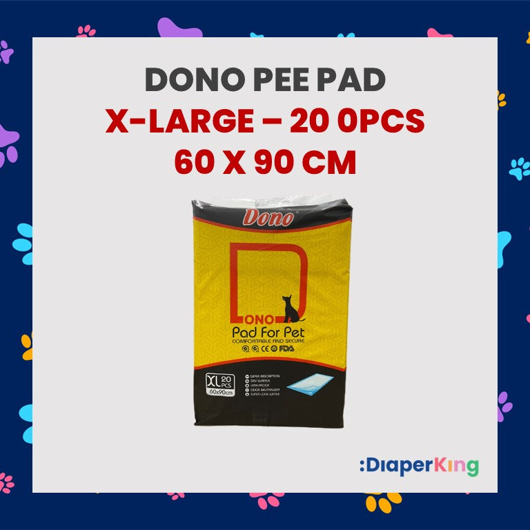 Dono Pet Pee Pads & Training Pads (Regular/Carbon Fiber)