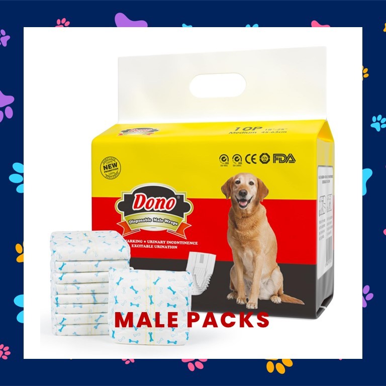 Dono Pet Disposable Diapers (Male & Female)