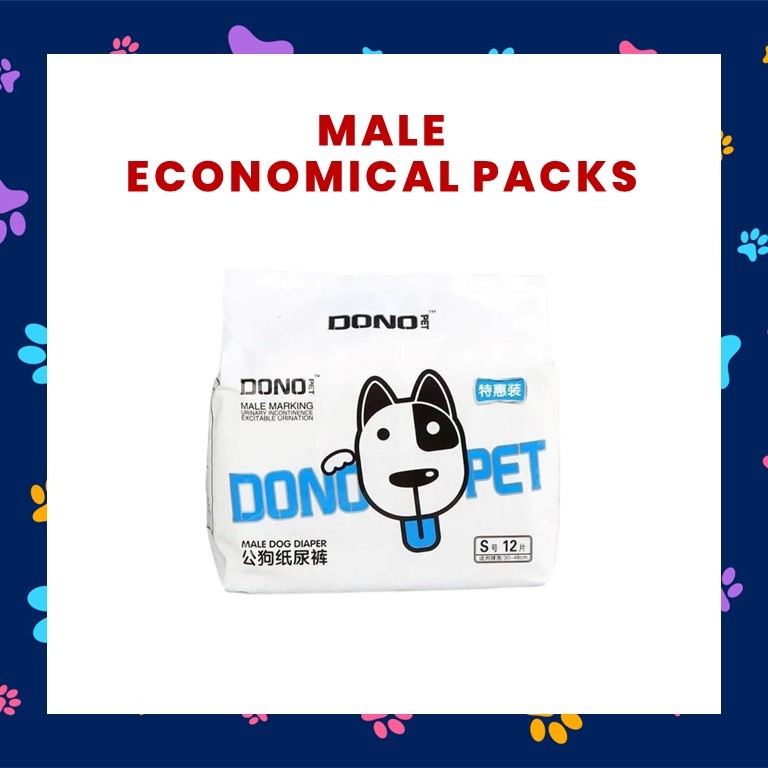 Dono Pet Disposable Diapers (Male & Female)