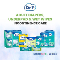 Dr.P Adult Diapers, Absorbent Underpad, Wet Wipes