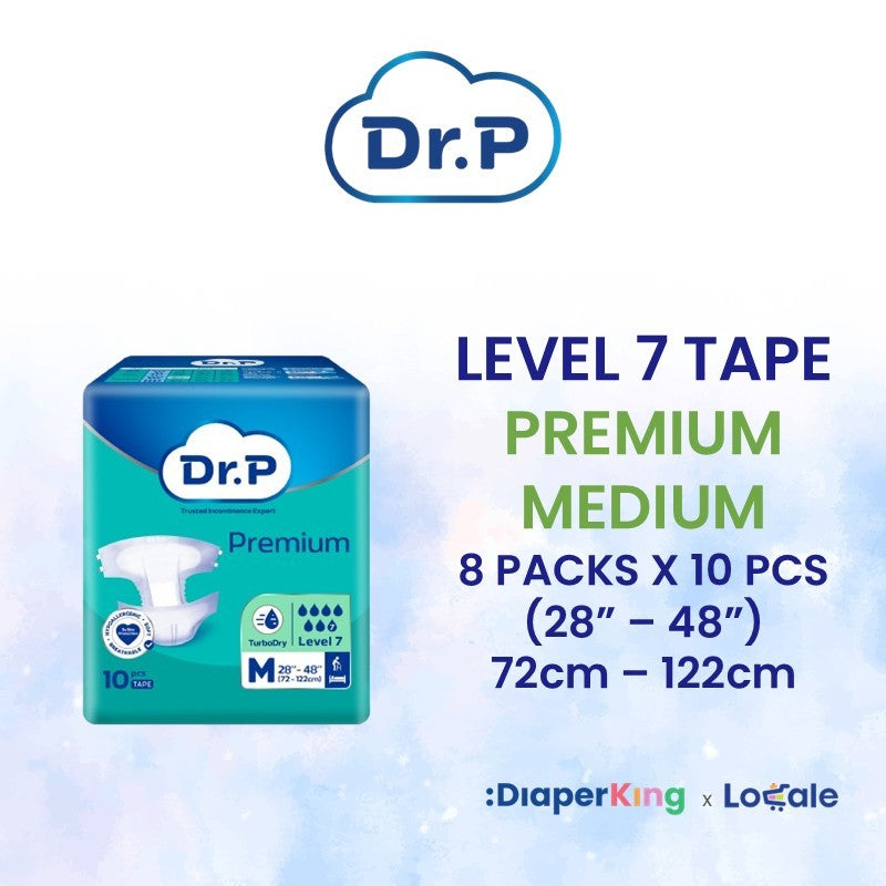 Dr.P Adult Diapers, Absorbent Underpad, Wet Wipes
