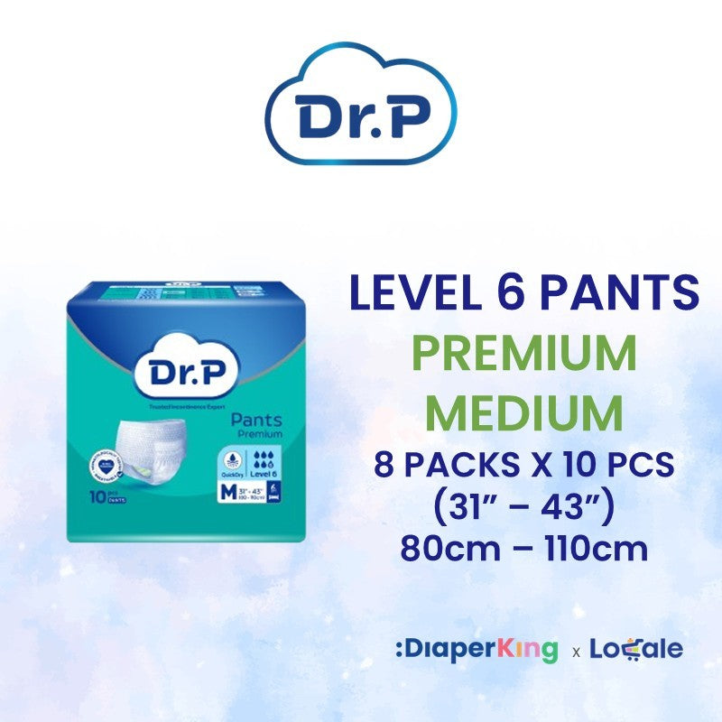 Dr.P Adult Diapers, Absorbent Underpad, Wet Wipes