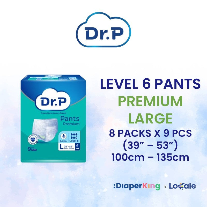 Dr.P Adult Diapers, Absorbent Underpad, Wet Wipes