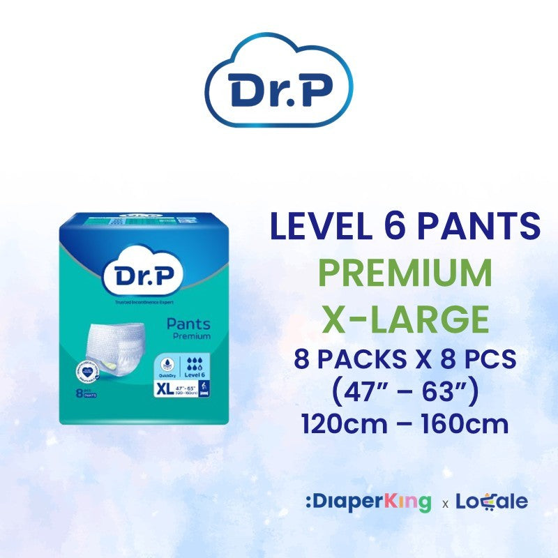 Dr.P Adult Diapers, Absorbent Underpad, Wet Wipes