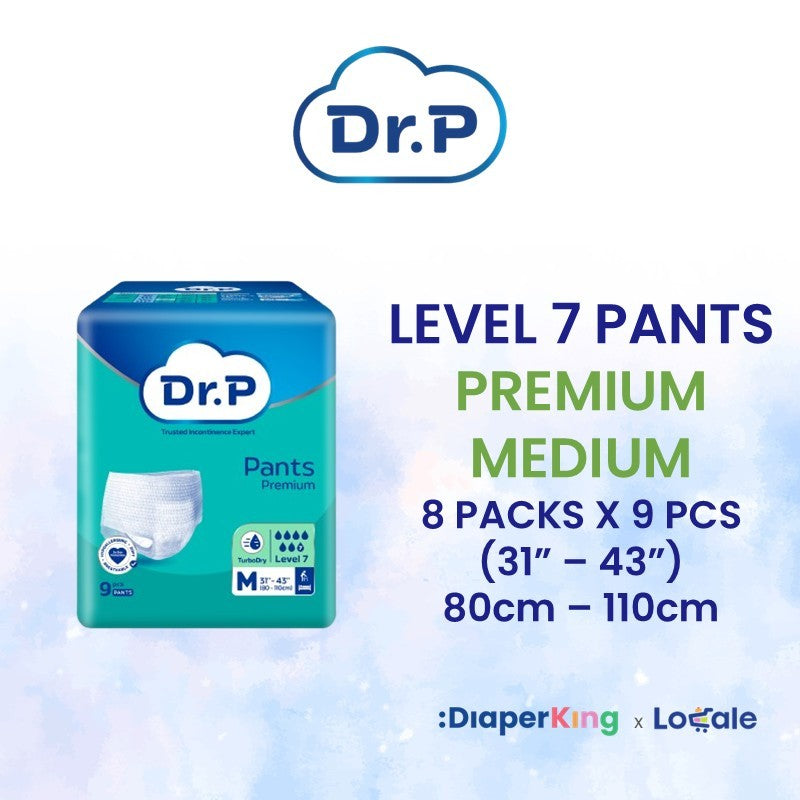 Dr.P Adult Diapers, Absorbent Underpad, Wet Wipes