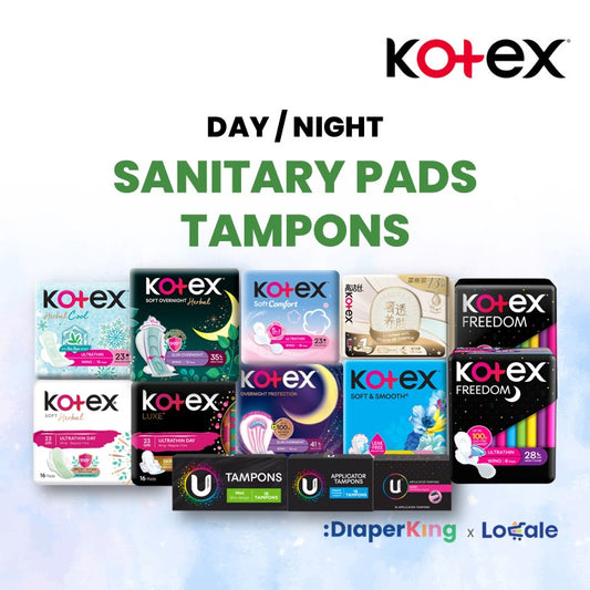 Kotex Sanitary & Maternity Pads - Soft Comfort / Soft Herbal / Soft Overnight Herbal / Luxe / Soft & Smooth