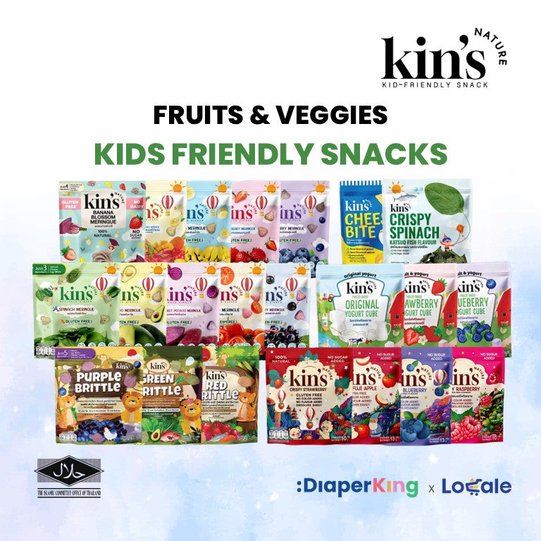 Kin's Nature 100% Natural Kids Friendly Fruits & Veggies Snacks(Halal Certified)
