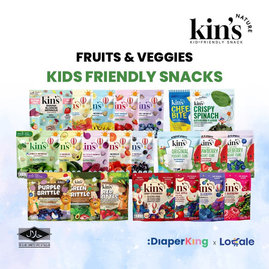 Kin's Nature 100% Natural Kids Friendly Fruits & Veggies Snacks(Halal Certified)